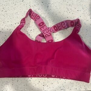 Figs Women's Sports Bra in Pink